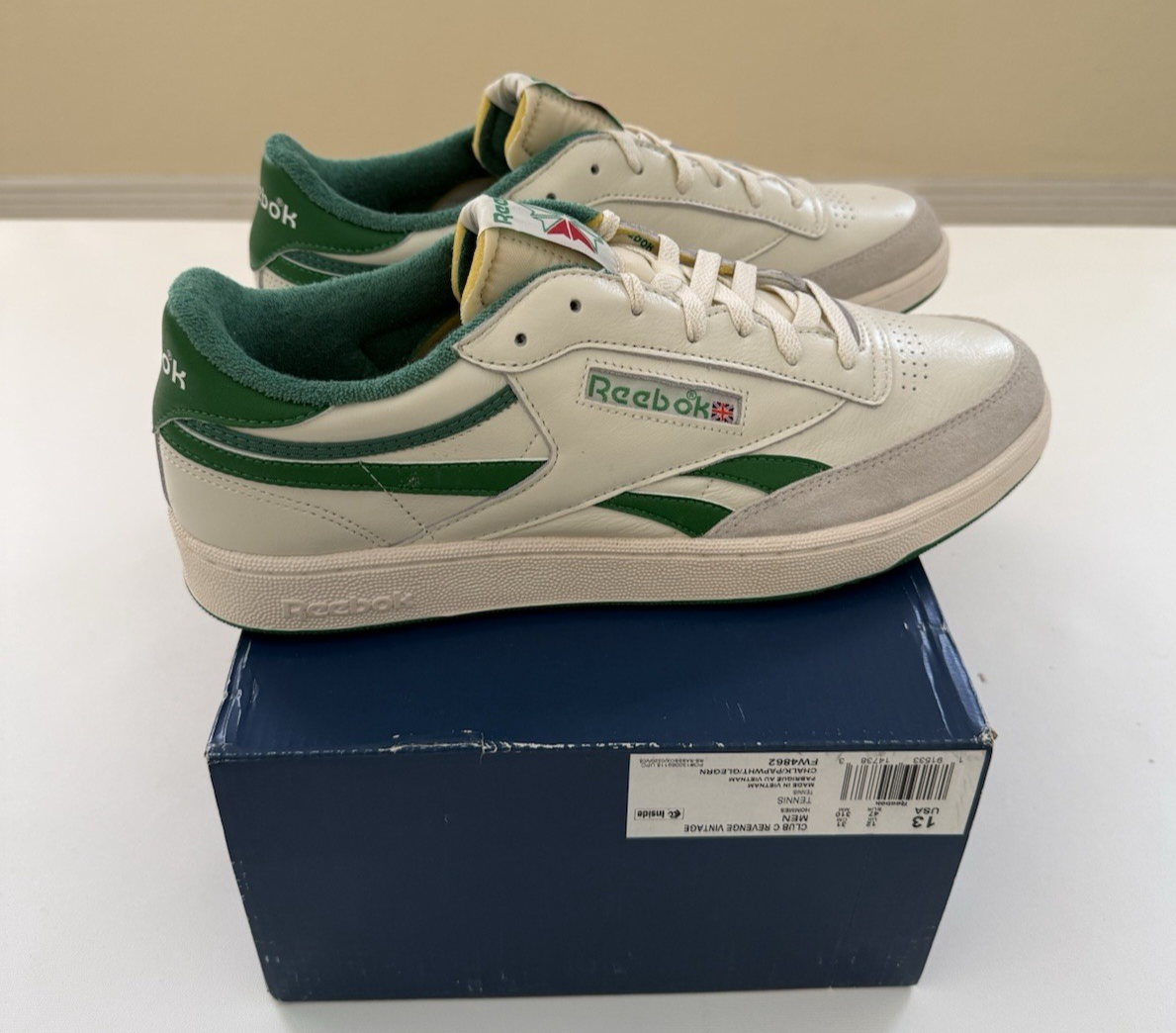 Reebok Club C Revenge Vintage Chalk Fw4862 Men Reebok Club C