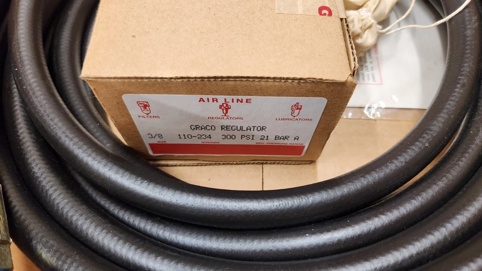 Kit dispensador Graco 222081 para bomba de grasa Fire Ball 300 manguera de 25'.  NUEVO EN CAJA Foto 4 de 4