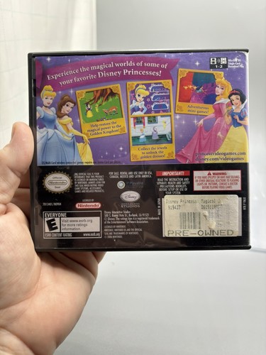 Disney Princess Magical Jewels Nintendo DS Game With Box And Manual - Picture 2 of 4