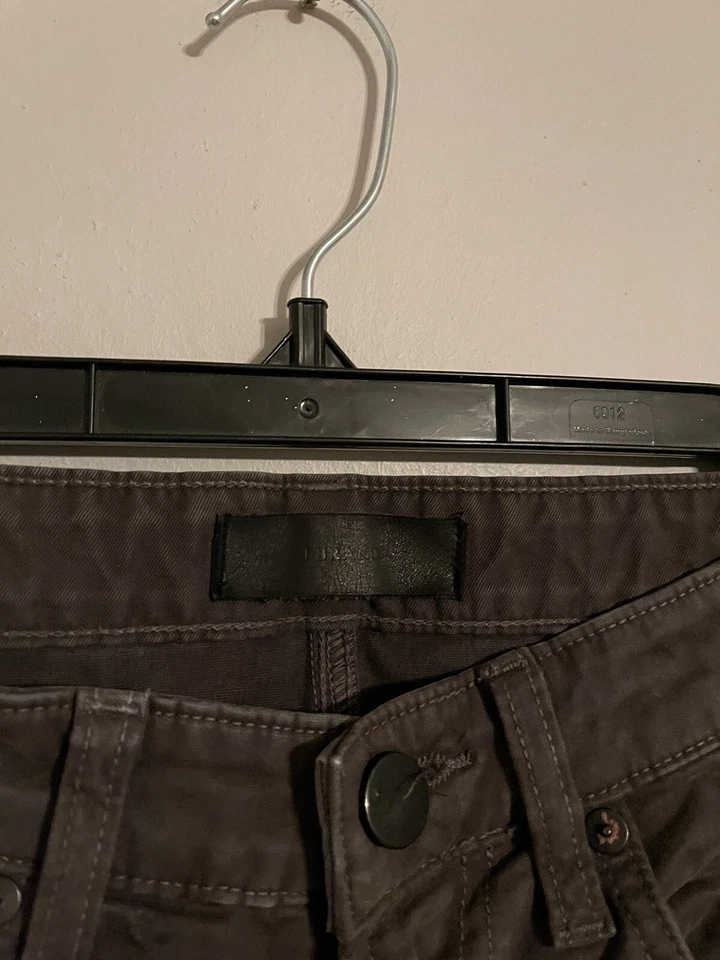 Брюки J BRAND 240916M336 Kane стандартного покроя прямые темно-коричневые серые - мужские 30x33 - Изображение 2 из 4