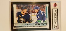 Elias Pettersson 2018-19 Young Guns Checklist Rookie Hockey Card KSA Graded 9