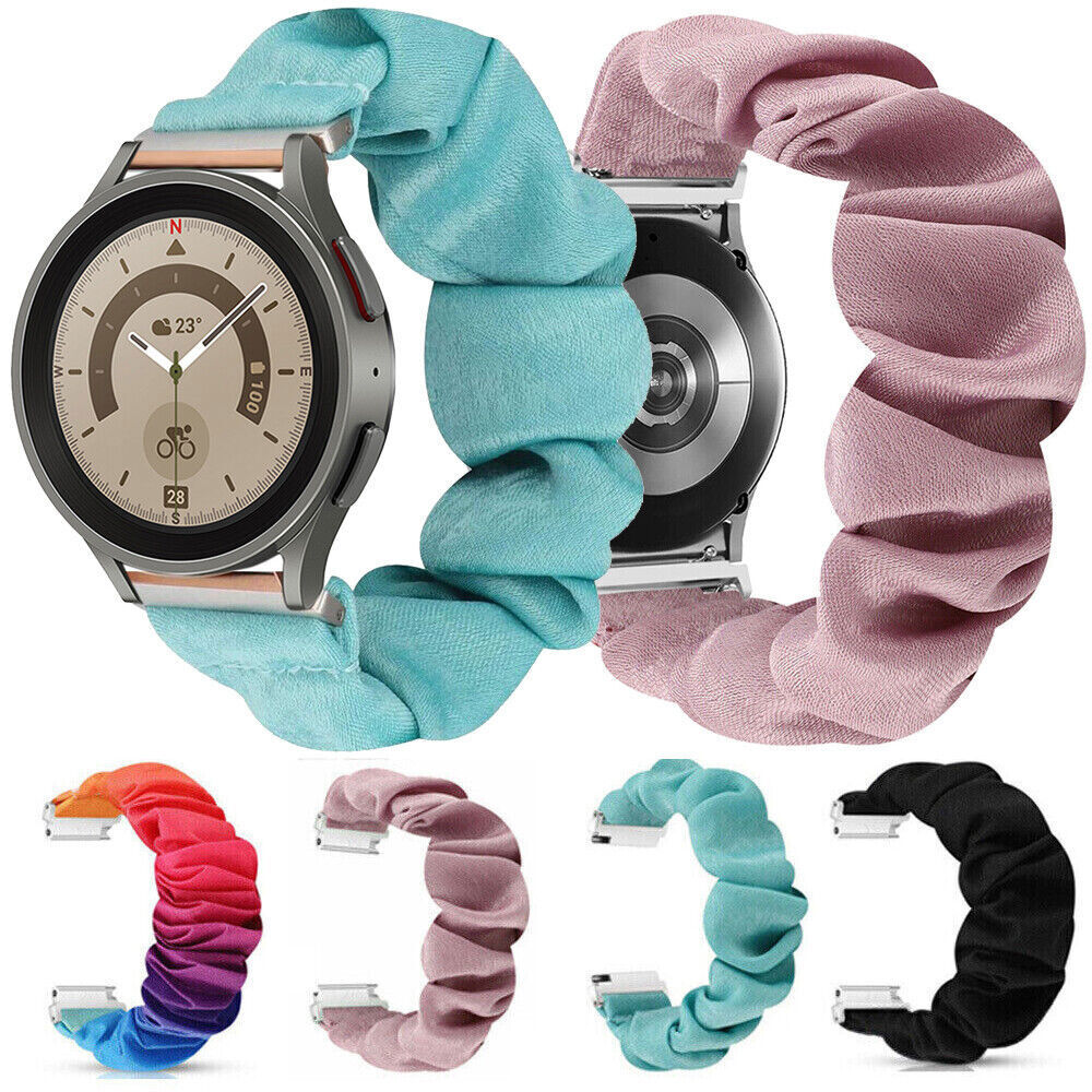 For Samsung Galaxy Watch 5 Pro 45mm 4 Classic 40/42/44/46mm Scrunchie