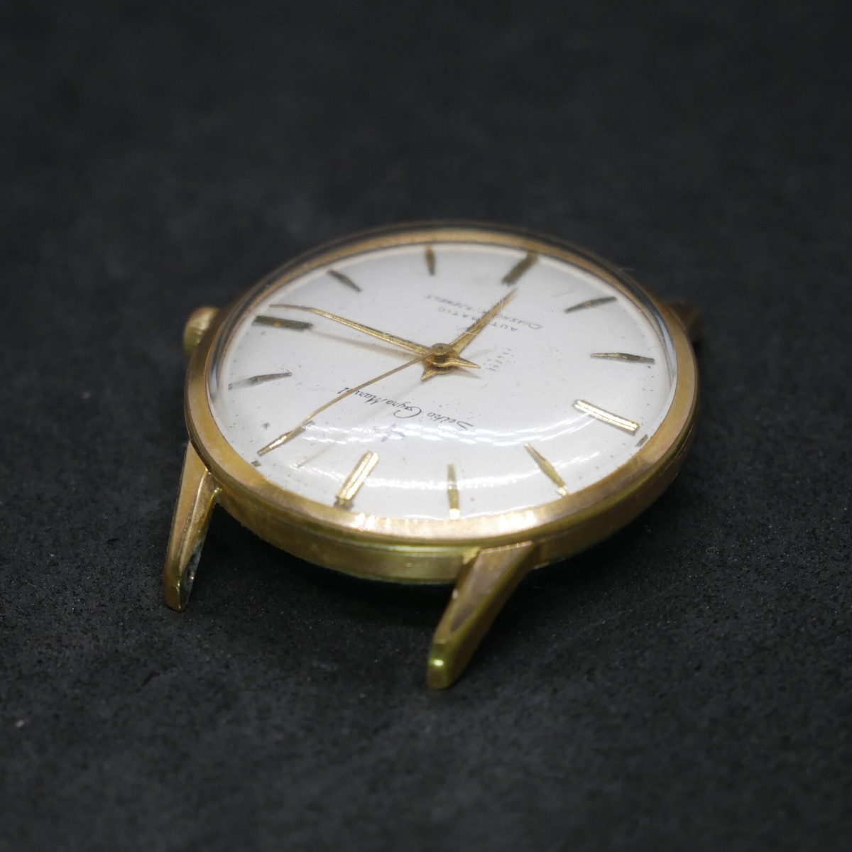 Vintage Seiko Gyro Marvel Automatic Watch 17J Working Japan #064c