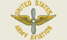 US ARMY AVIATION Embroidered Polo Shirt