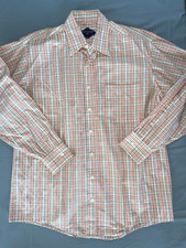 Bill's Khakis Vintage USA Made Long Sleeve Button Front Sport Shirt. Men's L GUC