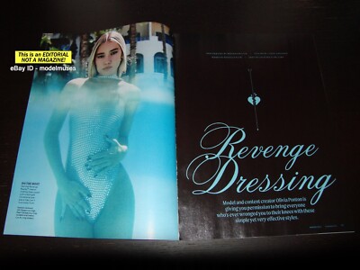 OLIVIA PONTON 10-Page EDITORIAL 'Revenge Dressing' COSMOPOLITAN US Winter 2024