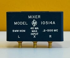 HP / Agilent 10514A 200 kHz to 500 MHz, 9 dB, Double Balanced Mixer. Tested!