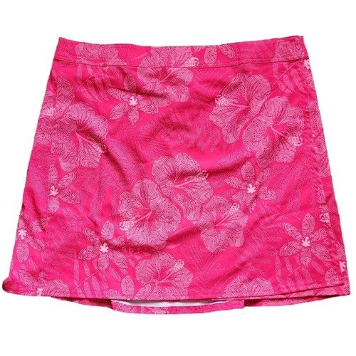 Rip Skirt Hawaii NWT Women's XL Pink Tropics Wrap Mini Skirt
