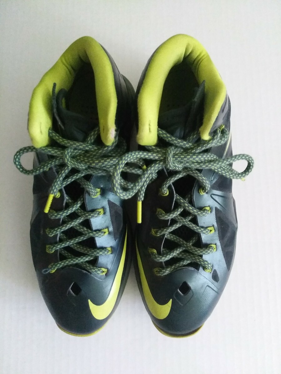 Nike Lebron X 10 Dunkman Seaweed Atomic Green Size 8.5  display picture 2