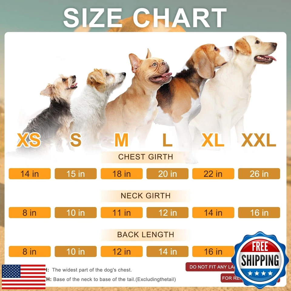 BEAUTYZOO Dog Pajamas Medium Sized Dog, Summer Doggie Pajamas for Boy Girl, S - Image 2 of 4