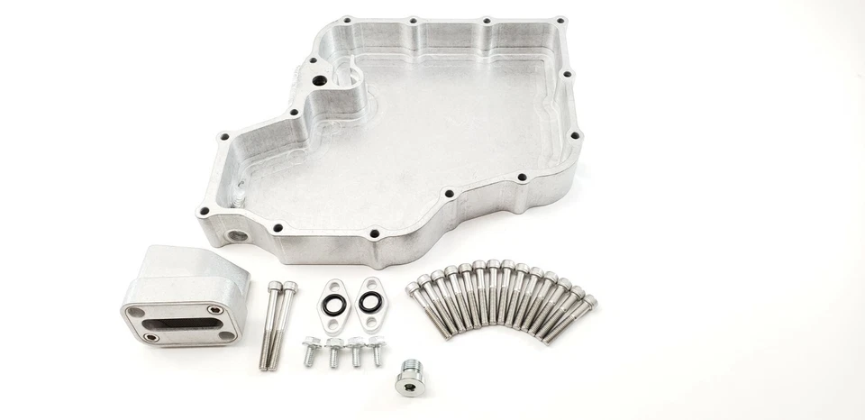 99-07 HAYABUSA BANDEJA DE ACEITE DE PALANQUILLA DE BAJO PERFIL CON RECOGIDA - TIENE PUERTO ENFRIADOR DE ACEITE Foto 3 de 4