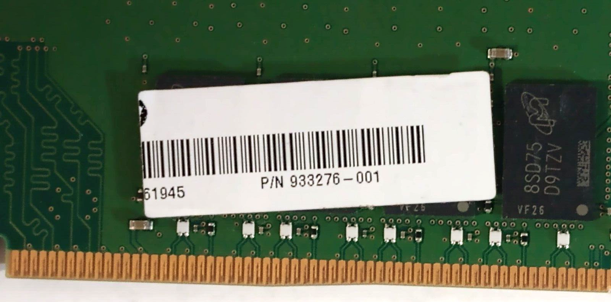 HP26D4U9S8MD-8 Kingston 8GB DDR4 2666 PC4-21300 Non ECC Desktop