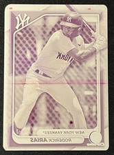 2024 BOWMAN CHROME RODERICK ARIAS PROSPECT  MAGENTA PRINTING PLATE 1/1 YANKEES