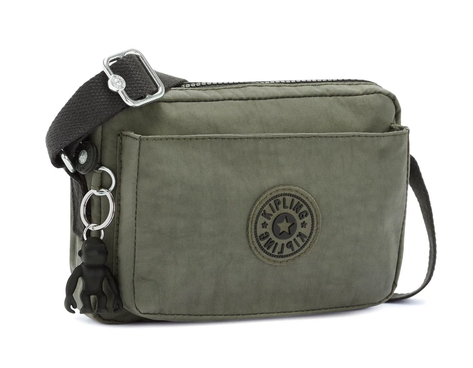 kipling Basic Abanu Crossbody S Umhängetasche Tasche Green Moss Grün Neu - Bild 2 von 4