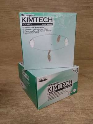 Lot of 2 Kimtech Science Kimwipes Delicate Task Wipes 286 Count Box 34155 New