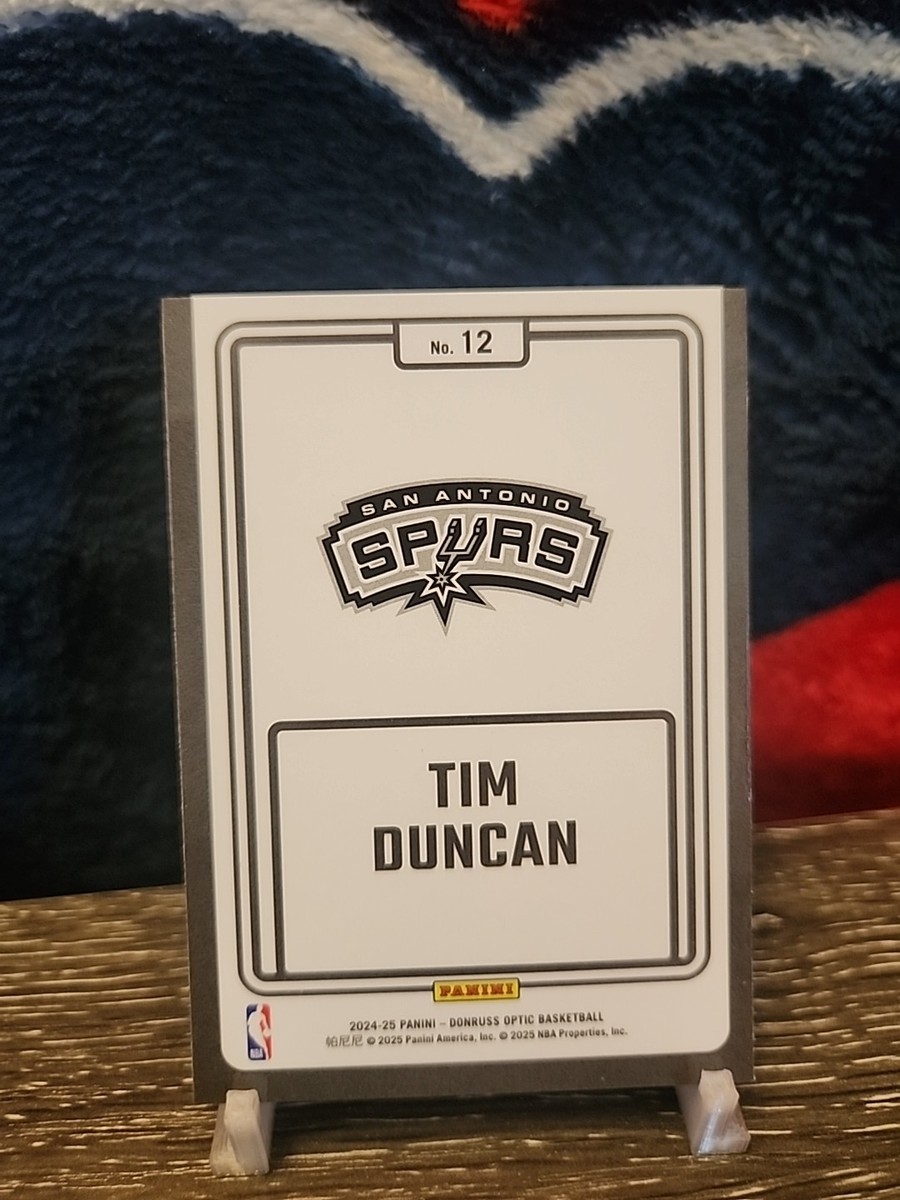 2024-25 Panini Donruss Optic Winner Stays Tim Duncan #12 LEGEND | eBay