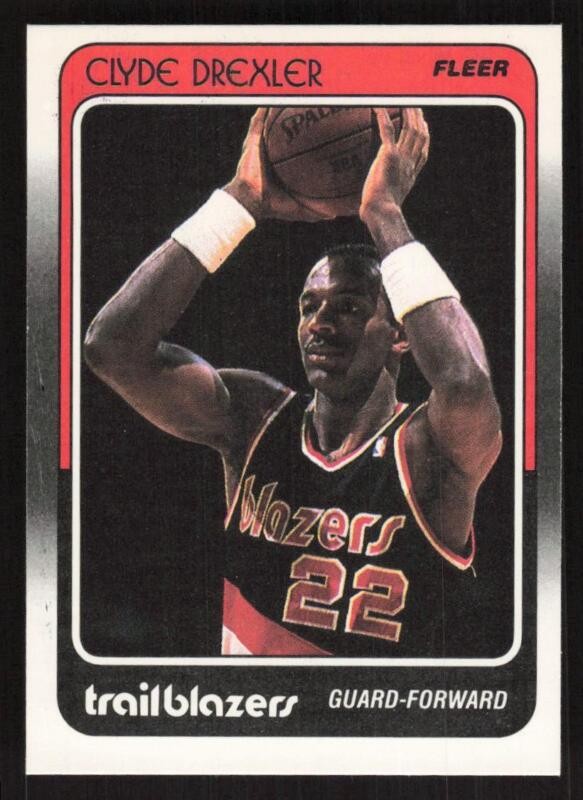 1988 FLEER CLYDE DREXLER 92 MINT BASKETBALL PORTLAND TRAIL BLAZERS