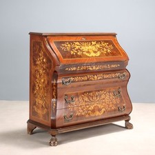 Ribalta Antica Impiallacciata Essenze Varie Italia XX Secolo Originale