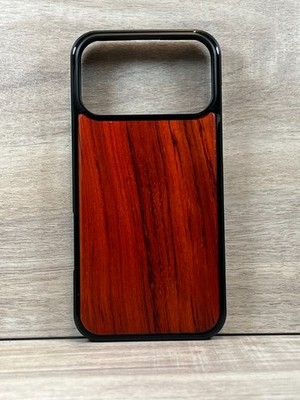 Wooden Case for iPhone 17 Pro Max Rosewood, Blank for laser engraving wood burn