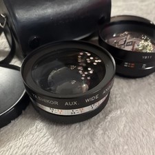 Set Of Yashica Yashikor AUX Wide Angle  Telephoto 1:4 Lens Bundled With Case.C2