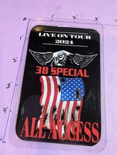 38 Special Commemorative All Access, Backstage, Pass, And Lanyard