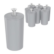 8x Rolladen Anschlag Grau Stopper Rollladen P...