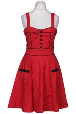 Hell Bunny Kleid Damen Dress Damenkleid Gr. XS Baumwolle Rot #vg6tq8i