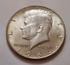 1964 John F Kennedy Half Dollar 90% Silver 50c Philadelphia        (X11)