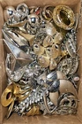 Costume Jewelry EARRING Lot ALL WEARABLE 2+lbs. Vintage-Mod Treasure Hunt #156