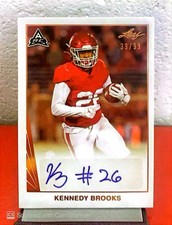 Kennedy Brooks 2021 Leaf Memories 1990 Base Auto Bronze BA-KB1 ARC /99 Oklahoma