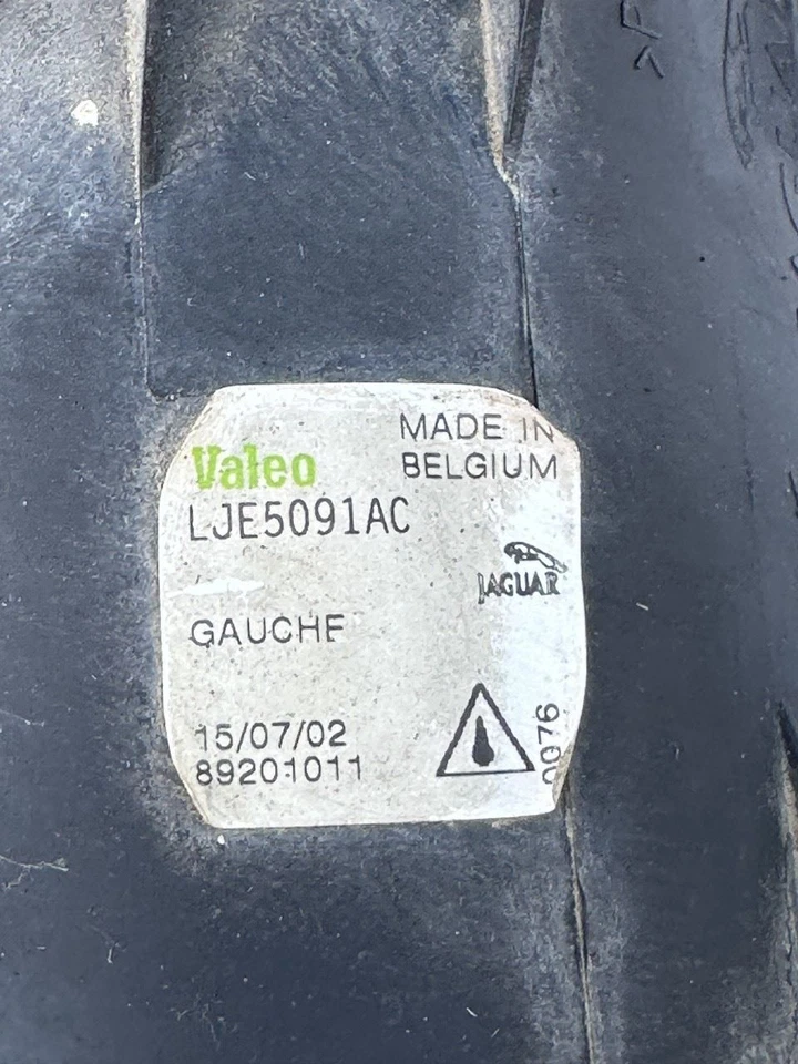 2003 JAGUAR XK8 LEFT DRIVER SIDE FOG LIGHT LAMP LJE5091AC - Image 4 of 4