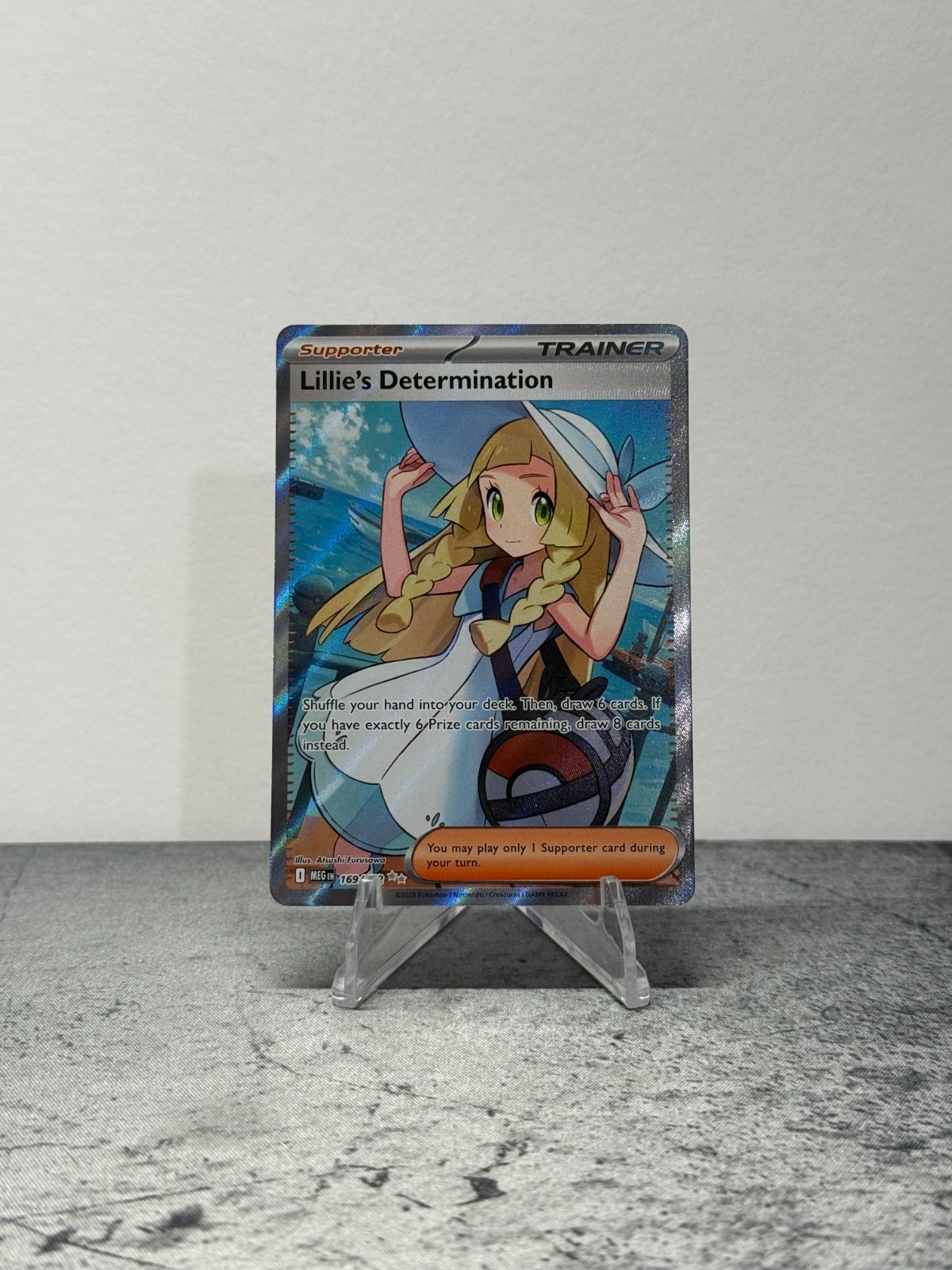 Pokemon TCG Mega Evolution Base Set Lillie's Determination 169/132 Ultra Rare NM