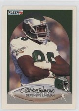 1990 Fleer Clyde Simmons #90 10ou