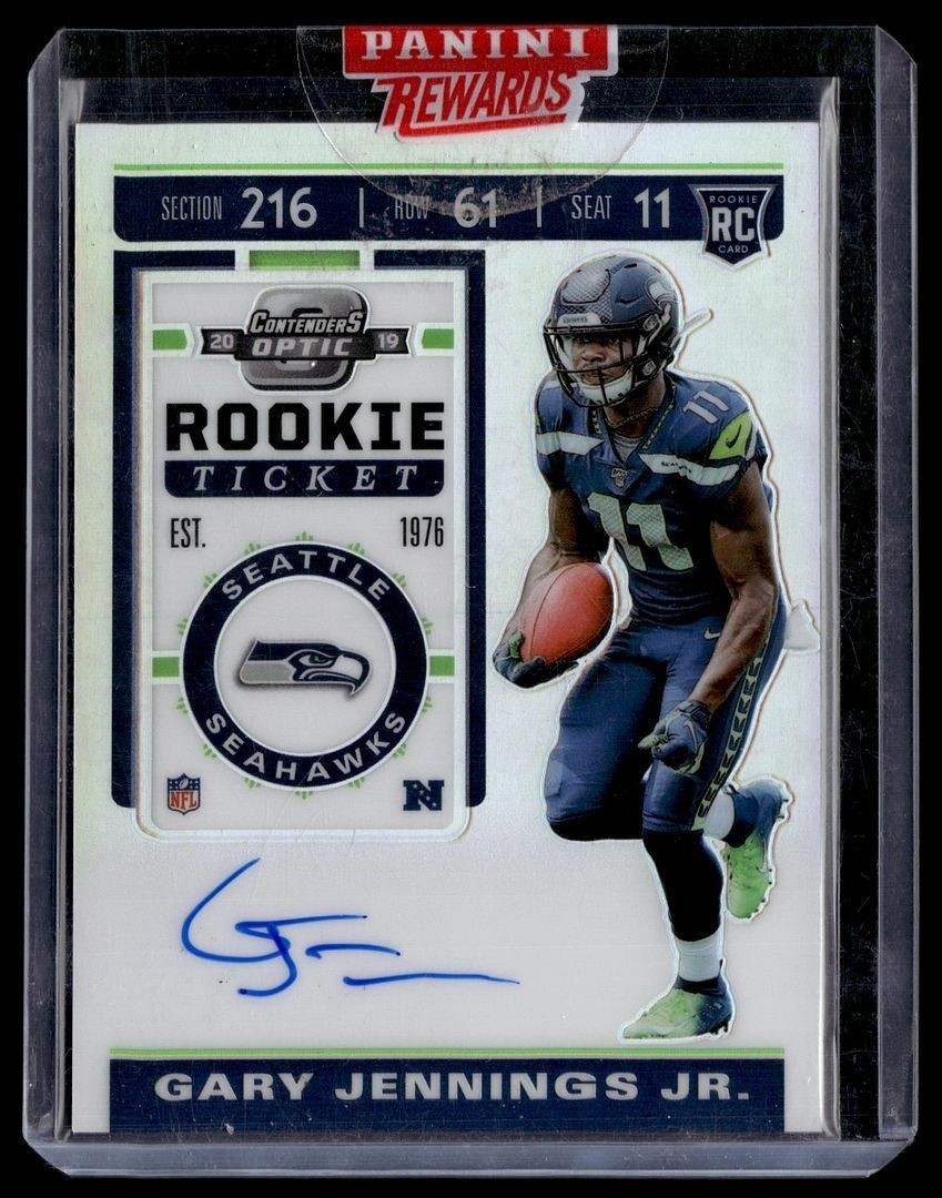 Gary Jennings Jr Panini Contenders Optic #118 Autograph