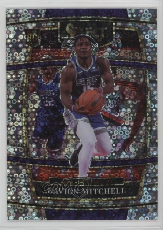 2021-22 Panini Select Concourse Disco Prizm Davion Mitchell #23 05lh