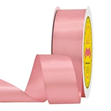 Double Face Dusty Pink Satin Ribbon 1-1/2" X 50 Yards Polyester Dusty Pink Ri...