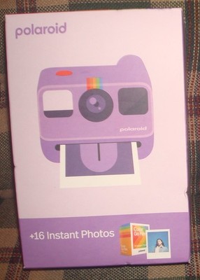 Polaroid Go Everything Bundle Film Camera - Purple: Automatic Focus Instant NEW