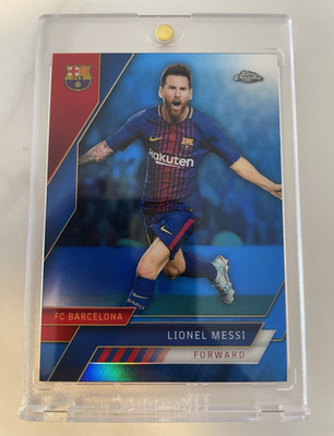 Topps Chrome 2022-23 FC Barcelona Lionel Messi /75 Color Match True Blue