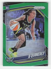 2025 Panini Prizm WNBA #95 JJ Quinerly Green Prizms
