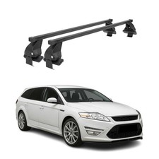 Menabo Dachträger für Ford Mondeo Liftback Turnier 2007-2014 50kg Stahl Schwarz