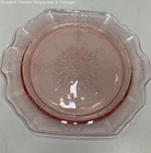 Vintage Anchor Hocking Princess Pink Depression Glass Sandwich Plate 11.5"