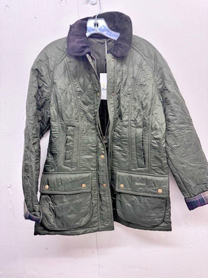 Barbour Beadnell Polarquilt Jacket -Olive - Women's US 8*New
