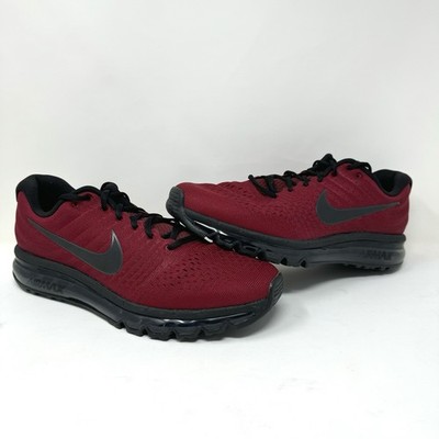 Nike Air Max 2017 Running Shoe 849559-603 - Team Red/Black Men's Sizes 12 - NEW