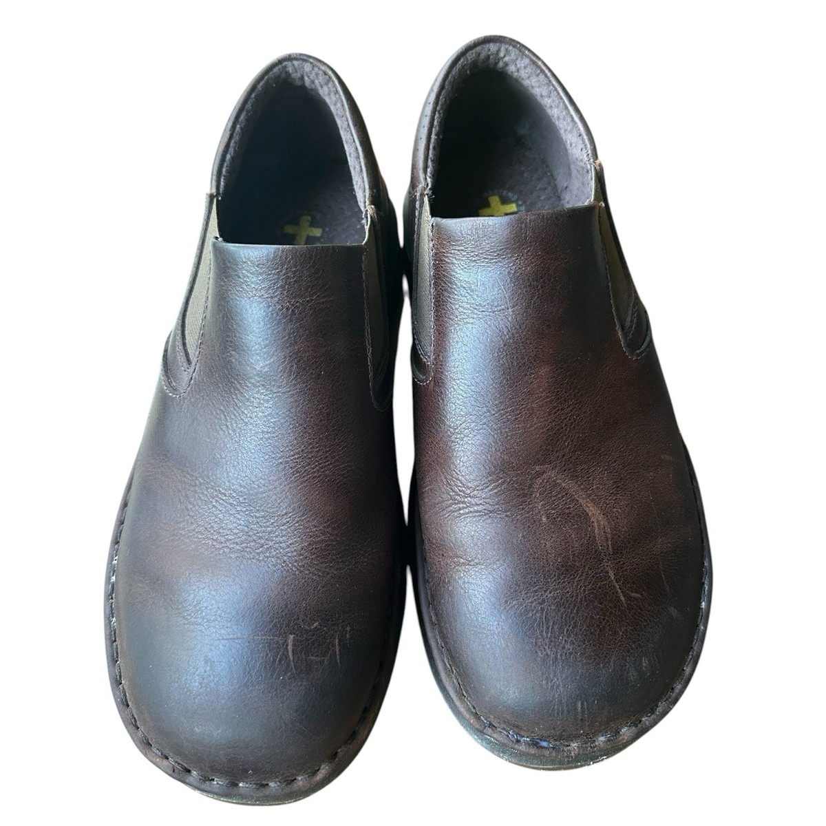 NWOT Dr. Martens Dark Brown Orson Unisex Leather Slip On Comfort Shoes 9M/10W Dr. Martens Orson Slip On Shoes Leather Brown | Mercari main image 2