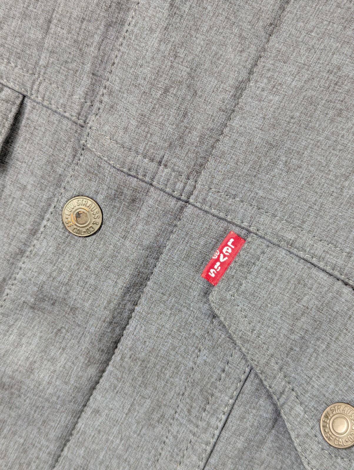 Levi's Men's Soft Shell Water Resistant Trucker Jacket Size Large Fleece lined image 3