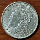 1896-P Morgan Silver Dollar-Very Fine
