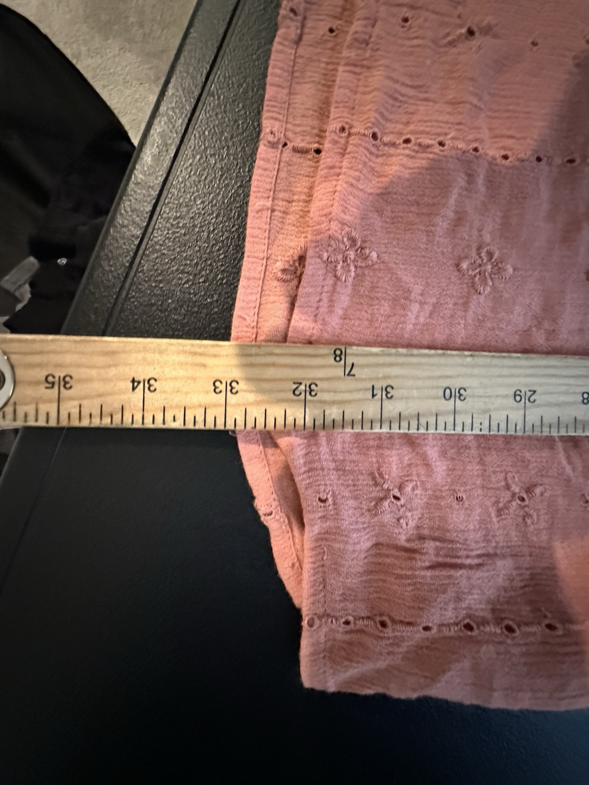 AE American Eagle Medium Solid Eyelet Puff-Sleeve… - image 9