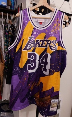 Mint Mitchell & Ness Hyper Hoops Swingman Jersey Lakers '96 Shaquille O'Neal 3XL