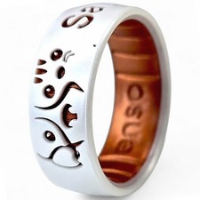 Enso Cares Best Friends Animal Society Silicone Ring - Save Them All - Size 8