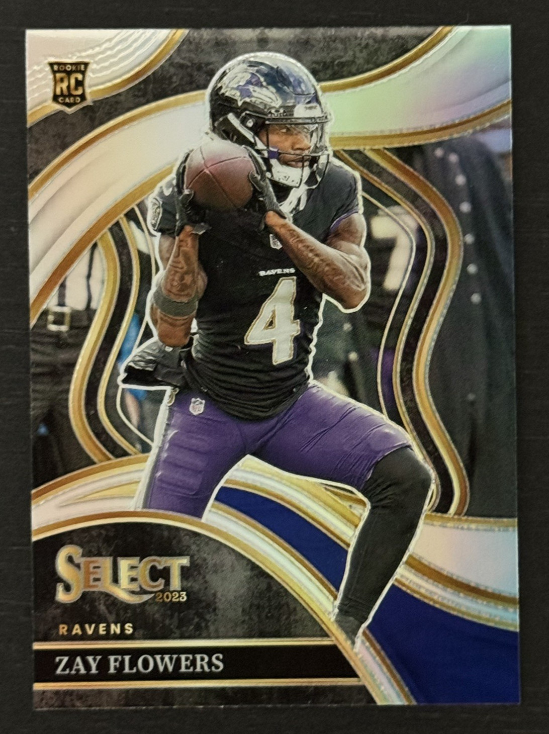 2023 Select Football - ZAY FLOWERS - Silver Prizm - Club Level - RC #201